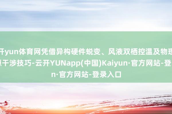 开yun体育网凭借异构硬件蜕变、风液双栖控温及物理级资源干涉技巧-云开YUNapp(中国)Kaiyun·官方网站-登录入口