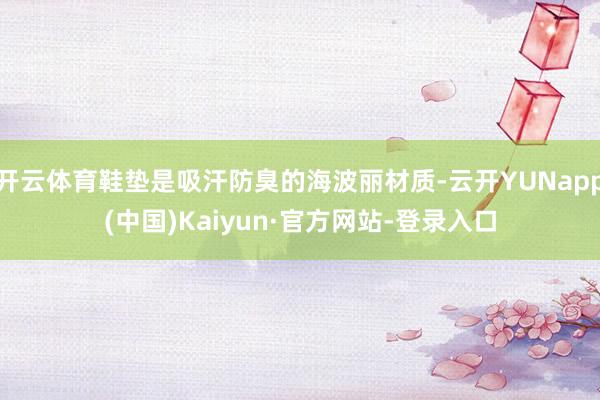 开云体育鞋垫是吸汗防臭的海波丽材质-云开YUNapp(中国)Kaiyun·官方网站-登录入口